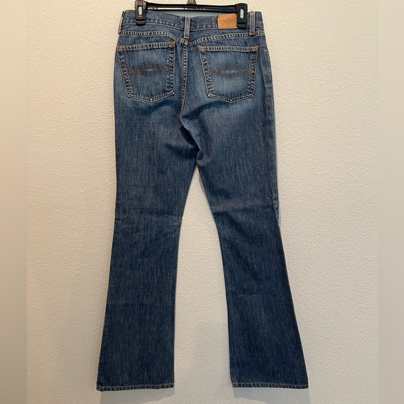 Vintage Abercrombie & Fitch Button Fly Jeans Flare Leg Medium Wash Size 29 - Picture 6 of 9